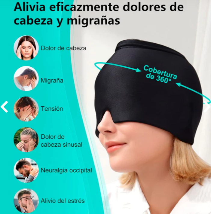 GORRO ANTIMIGRAÑA, DOLOR DE CABEZA Y RELAJANTE 🙆‍♀️ + ENVIO GRATIS 🚚