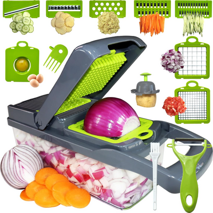 VEGETABLE CHOPPER®  🍅❗️Corta, raya o pica tus ingredientes en 3 minutos ❗️| ENVIO GRATIS