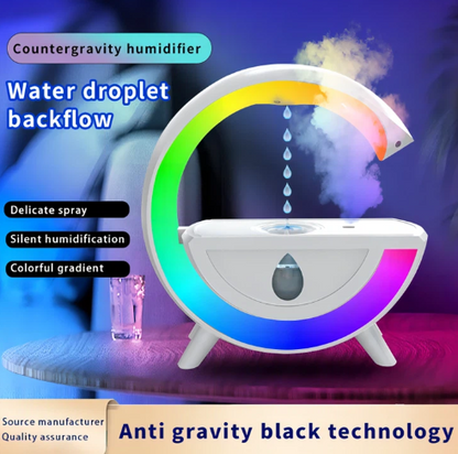 HUMIDIFICADOR ANTIGRAVEDAD LAMPARA RGB🪐+ ENVIO GRATIS 🚚