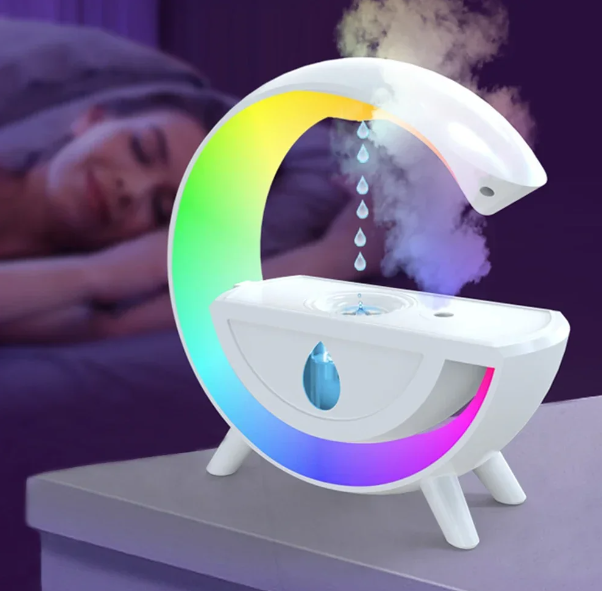 HUMIDIFICADOR ANTIGRAVEDAD LAMPARA RGB🪐+ ENVIO GRATIS 🚚